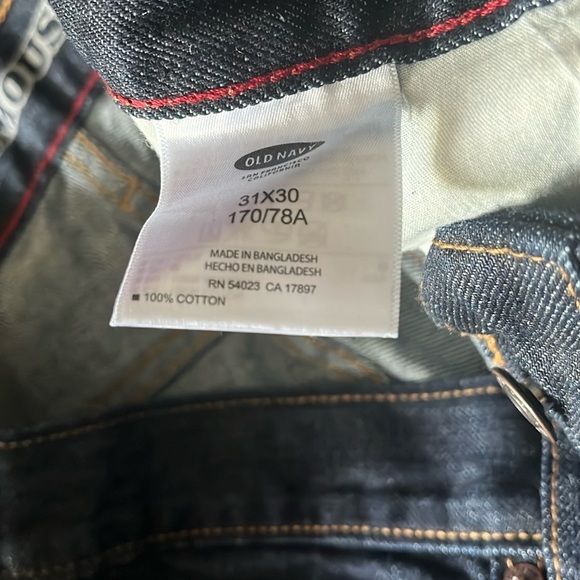 Old Navy Slim Etroit Jeans -  Size 31 X 30 - Picture 2 of 5
